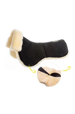 Lammfell-Satteldecke mit Innentaschen