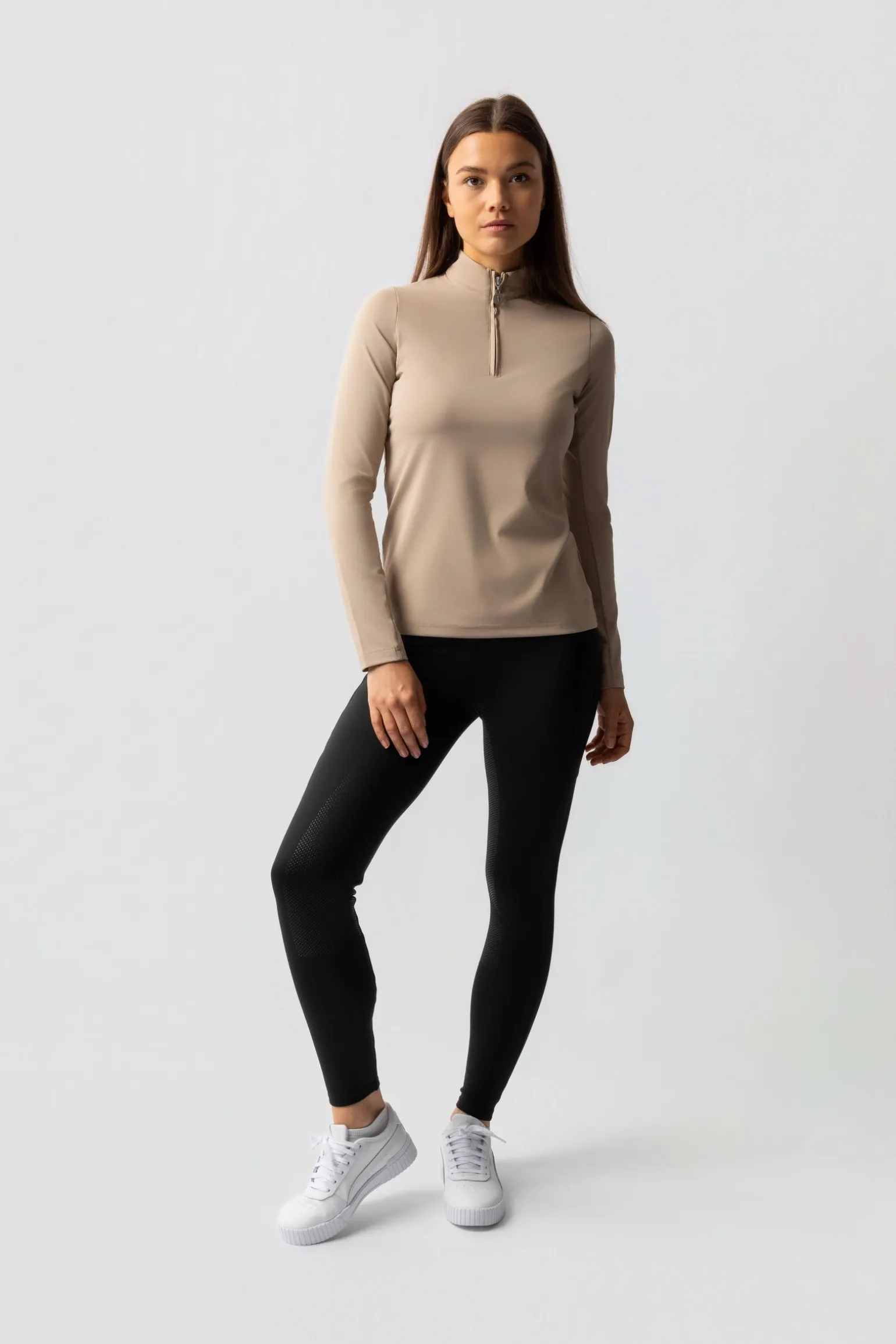 Lilian Damen Trainingsshirt mit langen Ärmeln