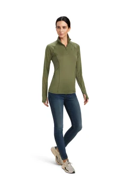 Lowell 2.0 Damen 1/4 Zip Longsleeve Shirt