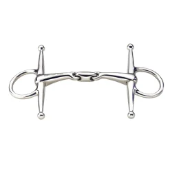 MAX-Control Schenkeltrense, Edelstahl, doppelt gebrochen