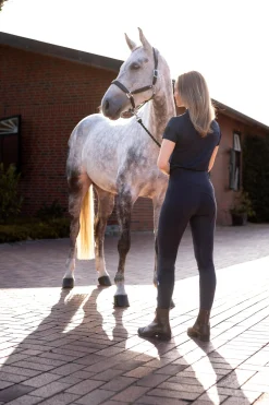 Mira Damen Reithose mit Vollbesatz und hohem Bund