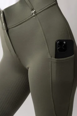 Mira Damen Reithose mit Vollbesatz und hohem Bund