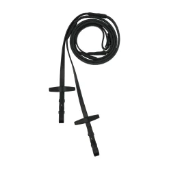 Muswell Lederzügel mit Gummi