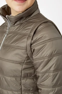 Natalie Damen Reitjacke mit abnehmbaren Ärmeln