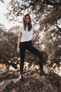 Nessa Nahtlose Vollbesatz Scrunch Reitleggings