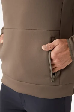 Nicolas Herren Funktionssweatshirt mit Reißverschlusstaschen