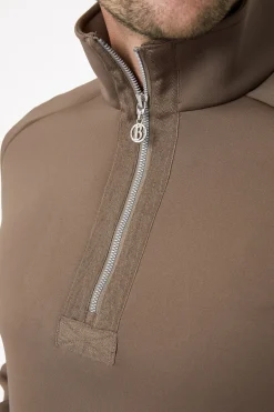 Nicolas Herren Funktionssweatshirt mit Reißverschlusstaschen