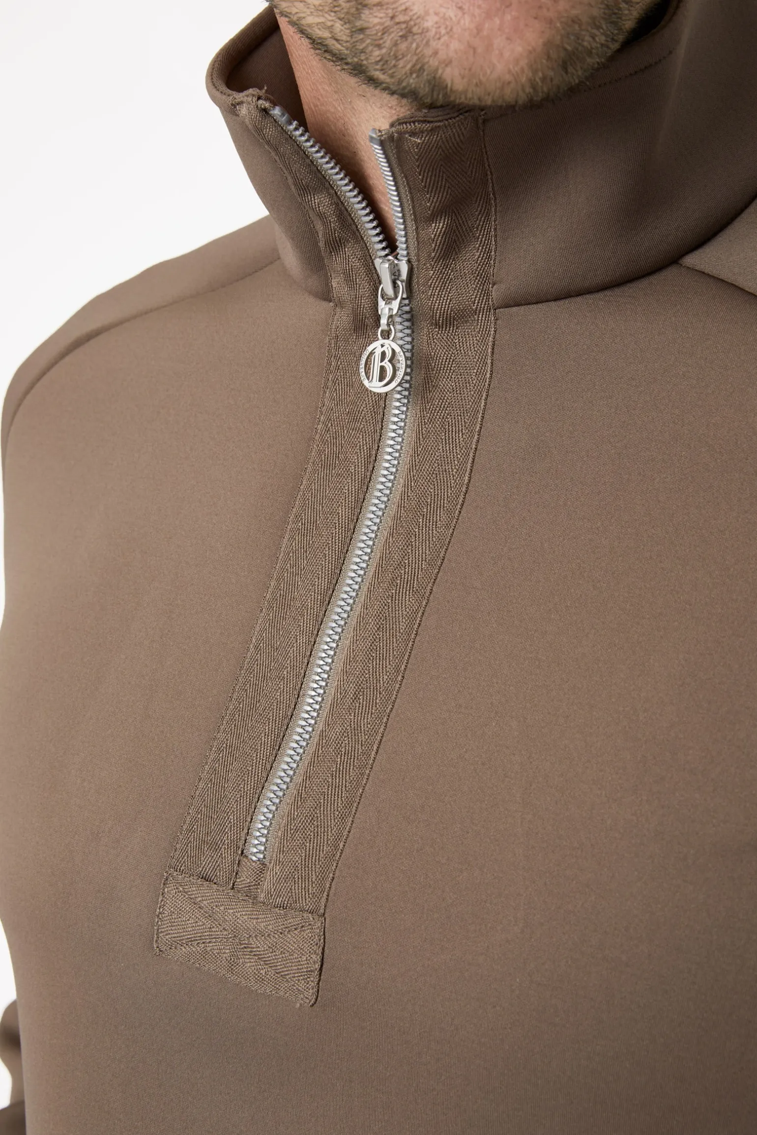 Nicolas Herren Funktionssweatshirt mit Reißverschlusstaschen