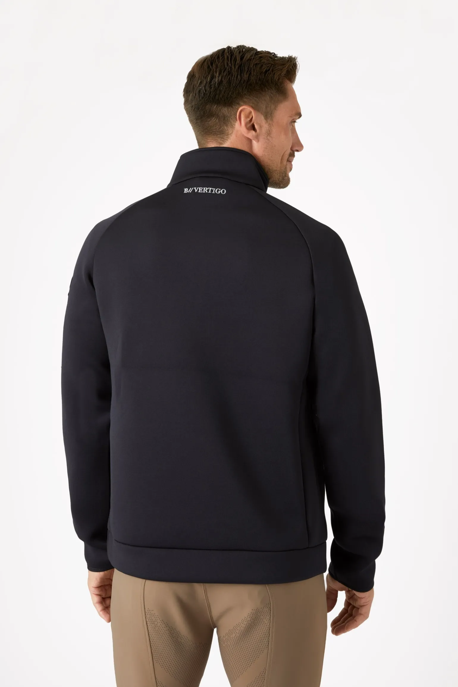 Nicolas Herren Funktionssweatshirt mit Reißverschlusstaschen