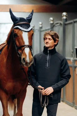 Nicolas Herren Funktionssweatshirt mit Reißverschlusstaschen