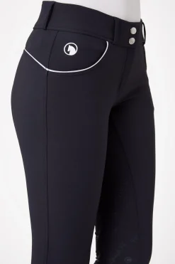 Nordic Performance Damen-Vollbesatzreithose mit Silikongrip, UPF 50+