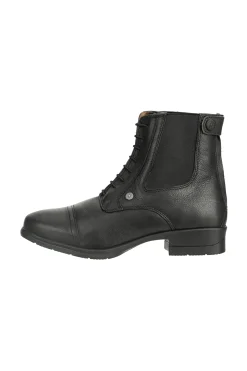 Nova Vegane Reitstiefeletten mit Reißverschluss und Schnürung