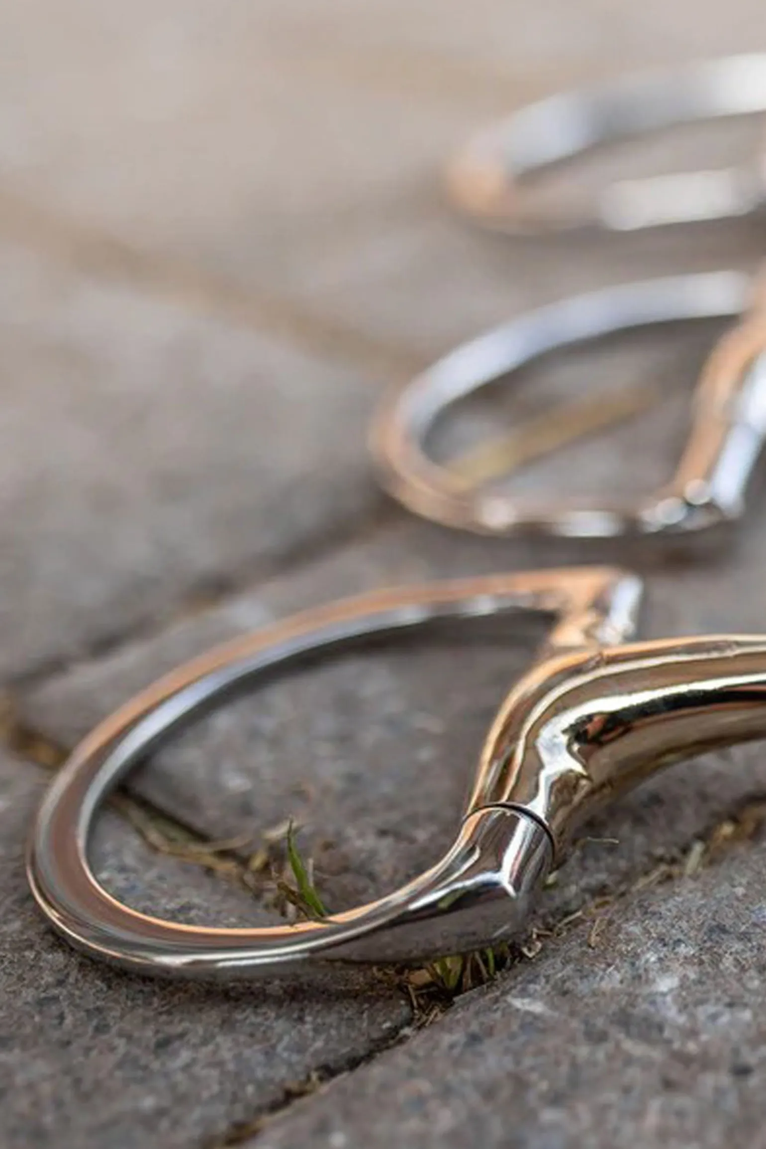 Novocontact Olivenkopfgebiss mit D-Ringen, doppelt gebrochen, Sensogan, 16 mm