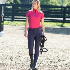 Olivia Damen-Vollbesatzreithose mit Silikongrip, UPF 50+