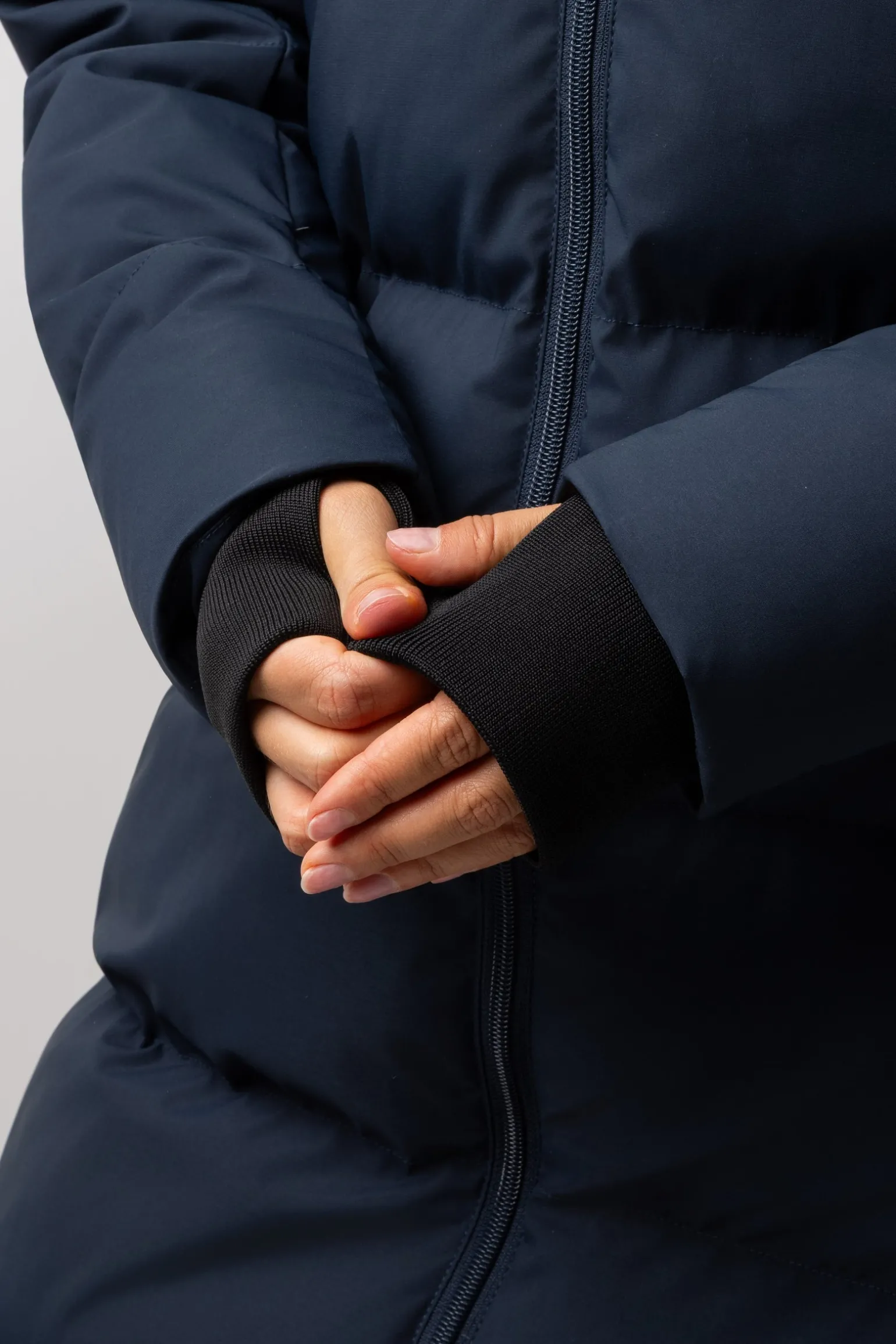 Paloma Damen langer wattierter Mantel