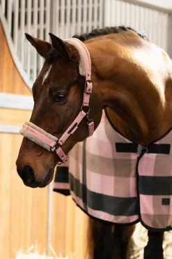 Platinum 25 Halfter mit Dornschnalle und Kunstfell