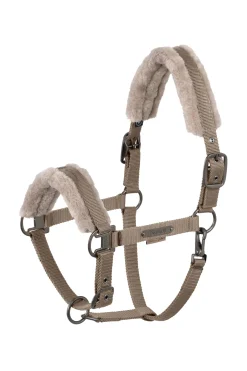 Platinum 25 Halfter mit Dornschnalle und Kunstfell