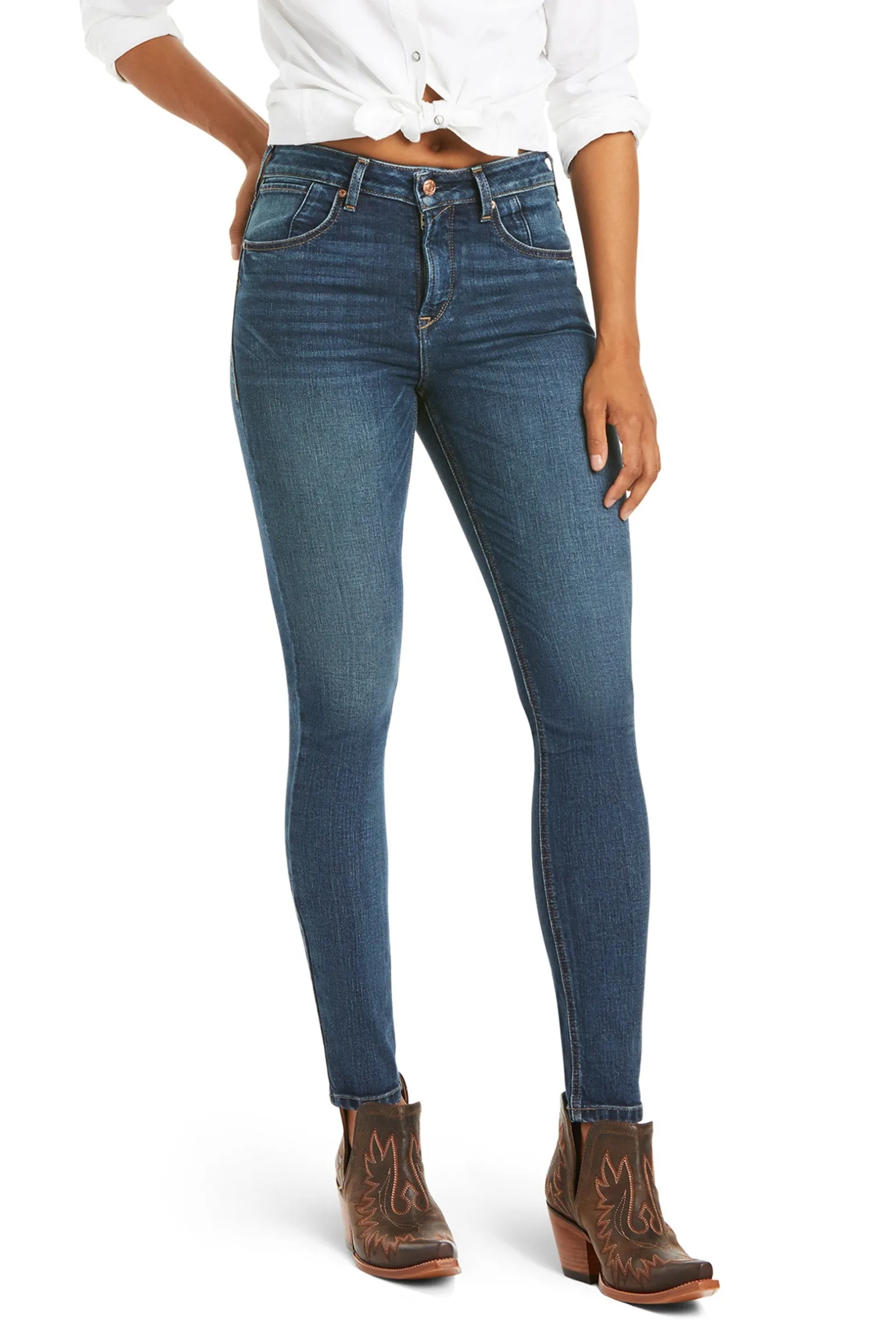 Premium High Rise Skinny Jeans für Damen
