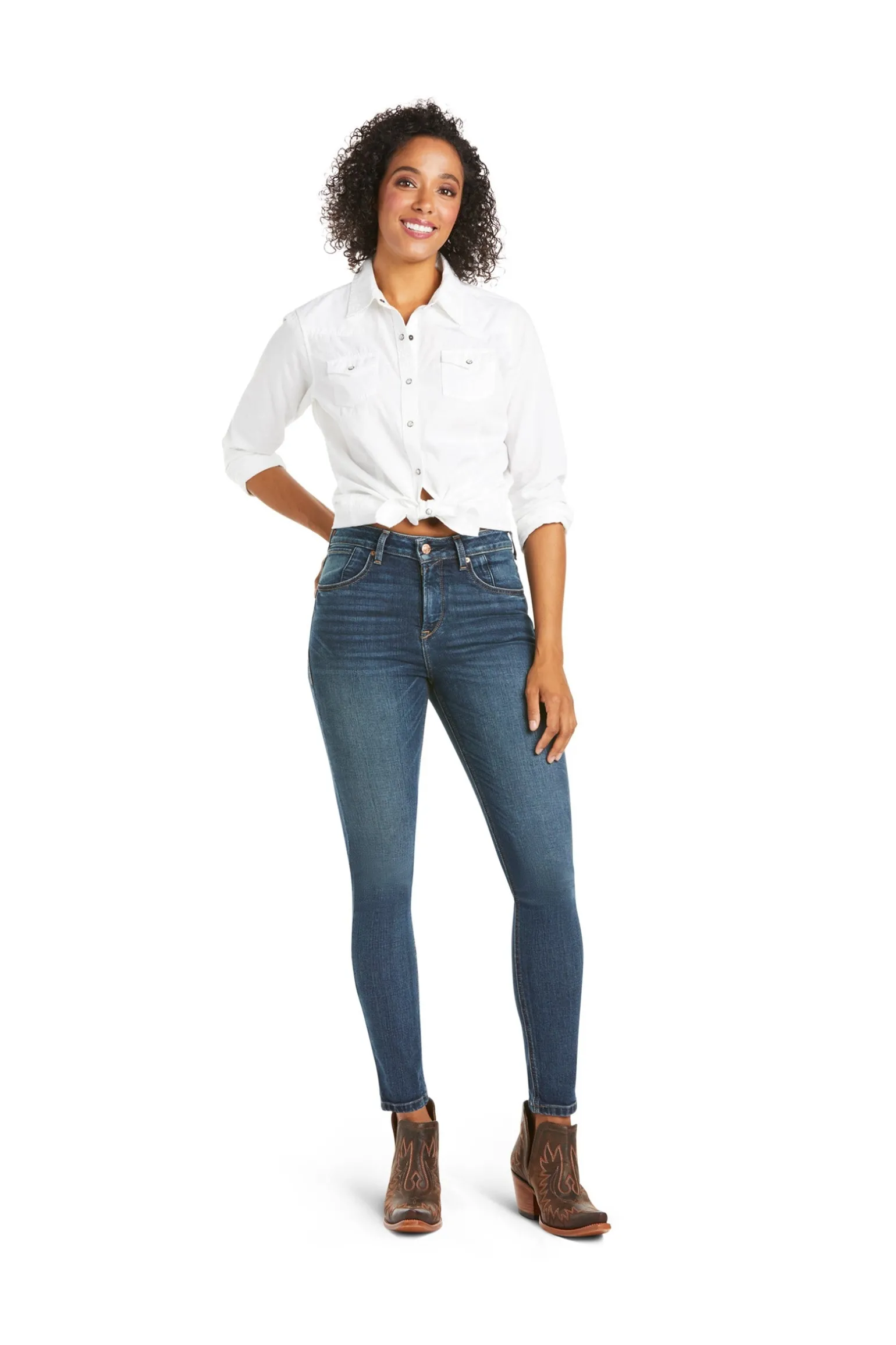 Premium High Rise Skinny Jeans für Damen