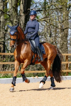 Puissance Dressurschabracke aus Wildlederimitat