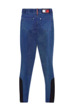 Queens Denim Vollbesatz Reithose