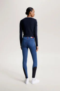 Queens Denim Vollbesatz Reithose
