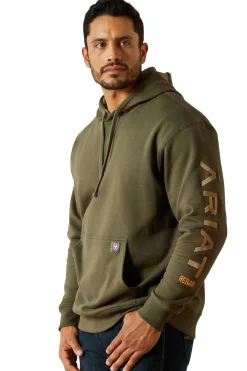 Rebar Herren Kapuzenpullover mit Grafikdruck