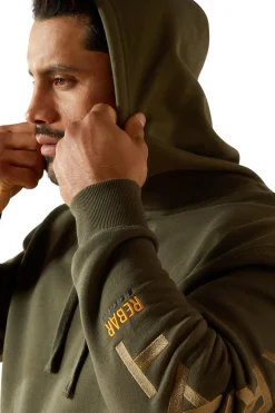 Rebar Herren Kapuzenpullover mit Grafikdruck