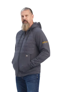 Rebar Regulator Herren Reißverschlussjacke