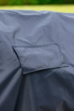 Regen-Reitdecke mit festem Halsteil