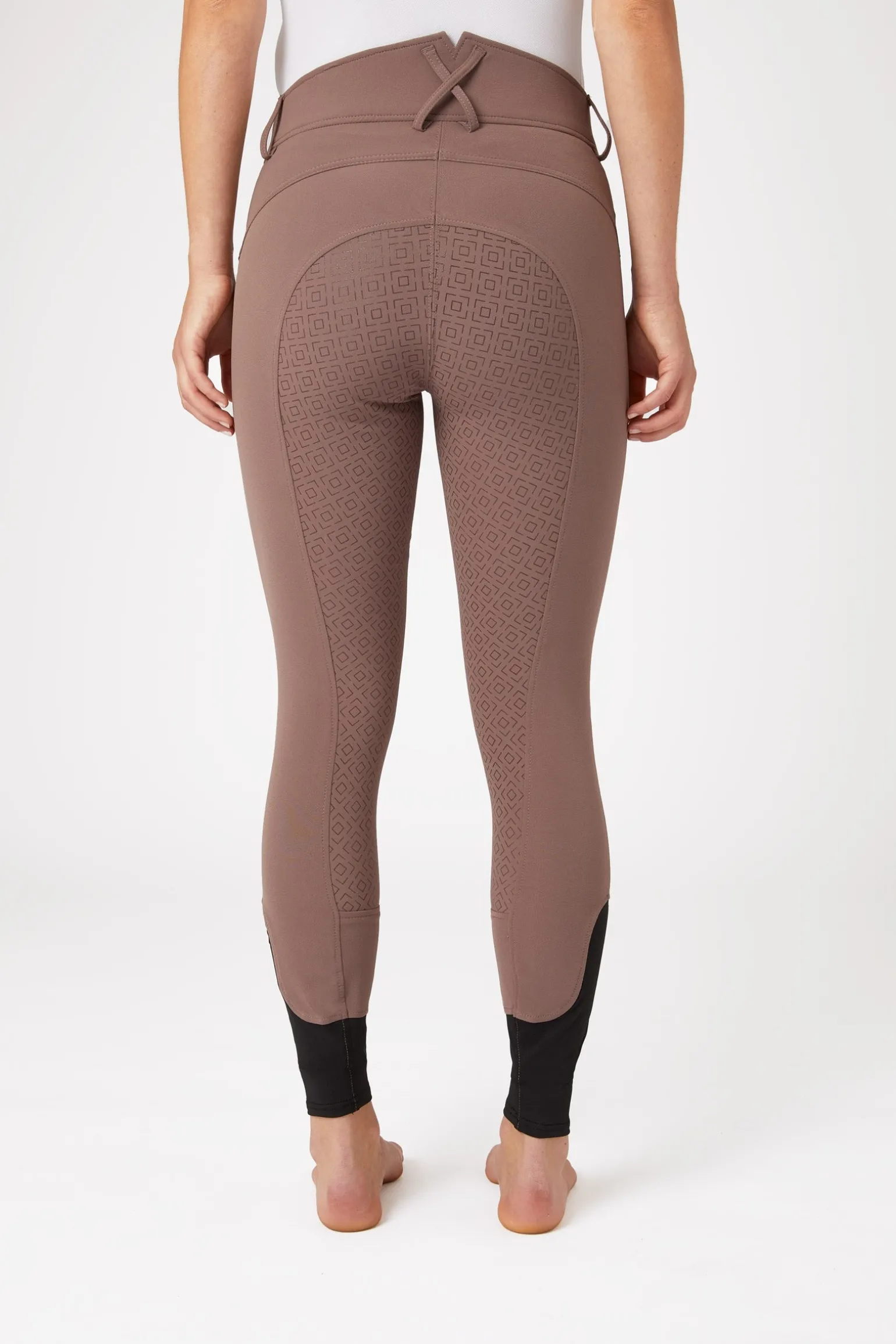 Reithose mit Silikonvollbesatz und Kristall-Taschen