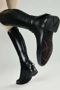 Reitstiefel mit Schnürung, reguläre Schafthöhe