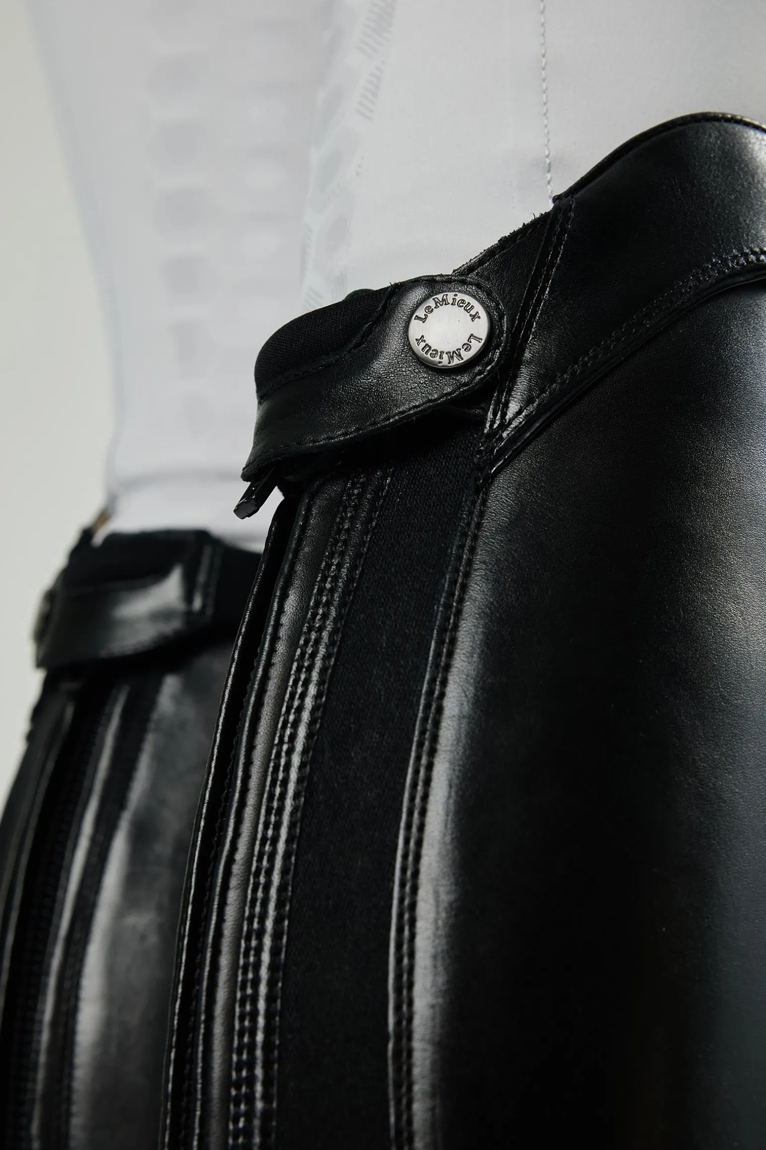 Reitstiefel mit Schnürung, reguläre Schafthöhe