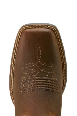 Round Up Wide Square Toe Damen Westernstiefel