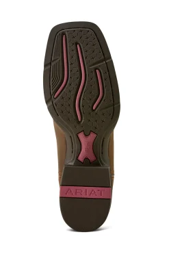 Round Up Wide Square Toe Damen Westernstiefel