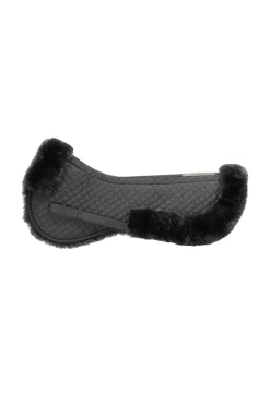 Sattelkissen m.med.Lammfell, mit Taschen