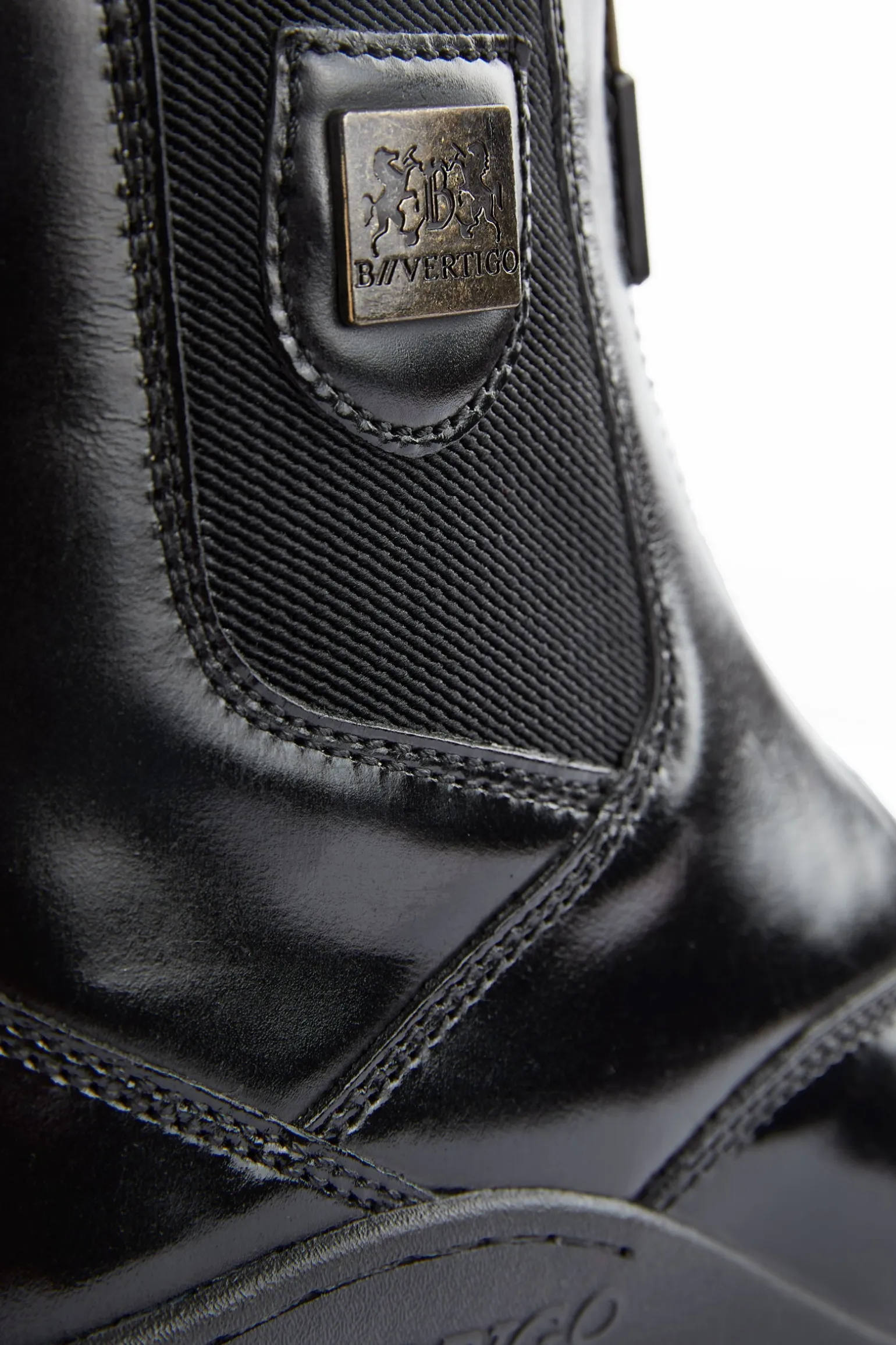 Saturn Damen Lederreitstiefeletten mit Reißverschluss