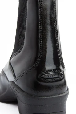 Saturn Damen Lederreitstiefeletten mit Reißverschluss