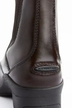 Saturn Damen Lederreitstiefeletten mit Reißverschluss