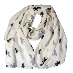 Schal mit Pferdeprint