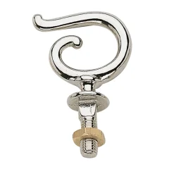 Selletthaken mit Mutter, Deutsches Silber