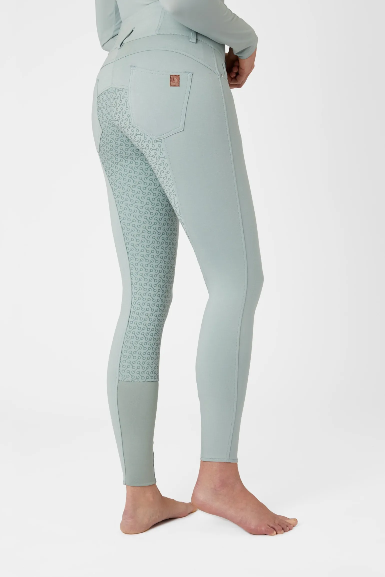 Tara Damen Reithose mit Silikonvollbesatz und hohem Bund