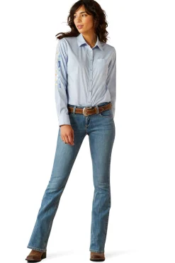 Team Kirby Damen Langarm Stretch Shirt