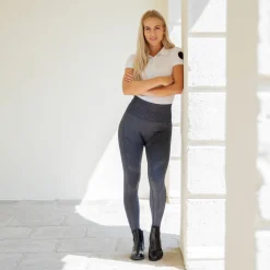 Vanessa Reitleggings mit Vollbesatz, Nahtlos in Jeansoptik
