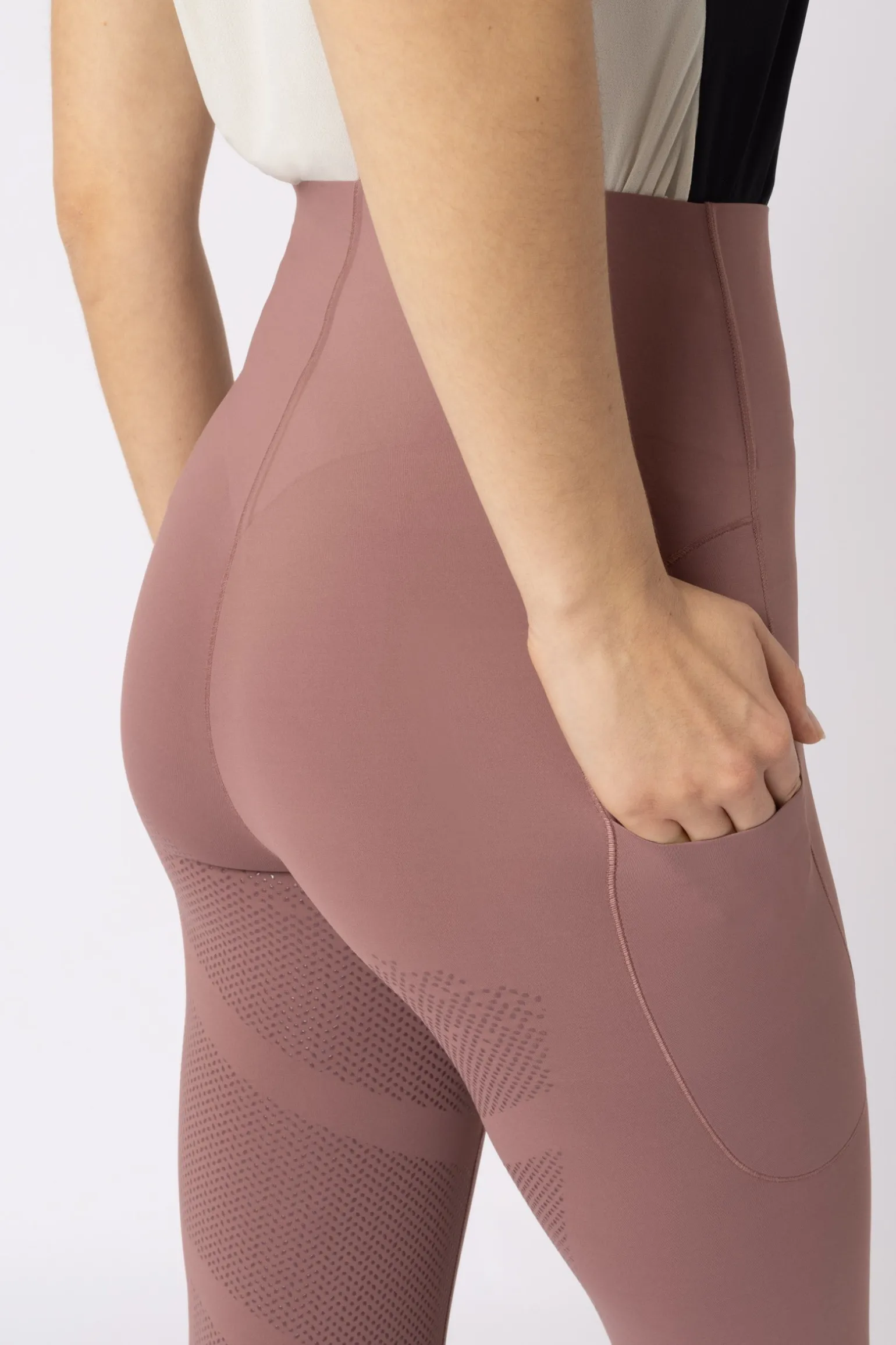 Viktoria Damen Vollbesatzreitleggings mit weniger Nähten